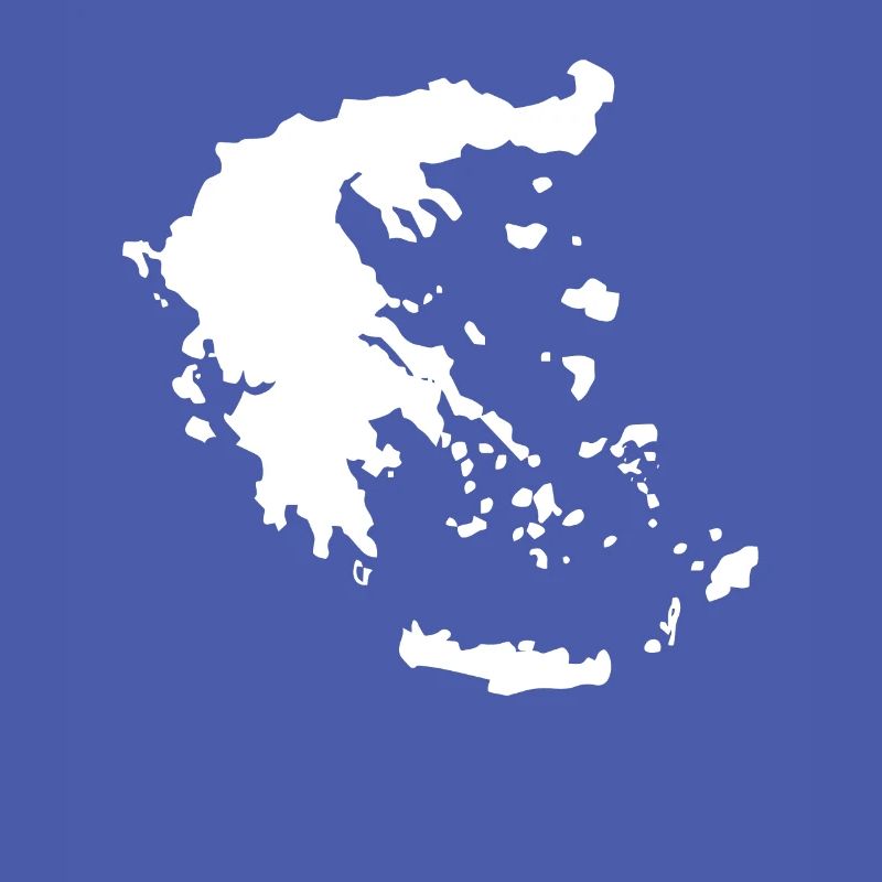 Greece map gift idea
