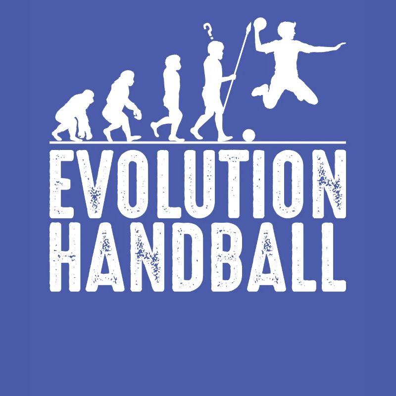 Handball Evolution Handballer Silhouette Gift