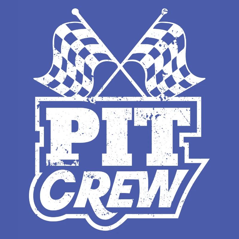 Graphique de Pit Crew Raing, design de course, voiture de course