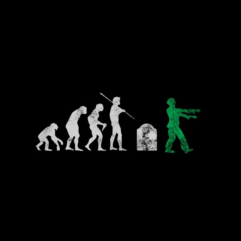 Evolution Zombies Halloween