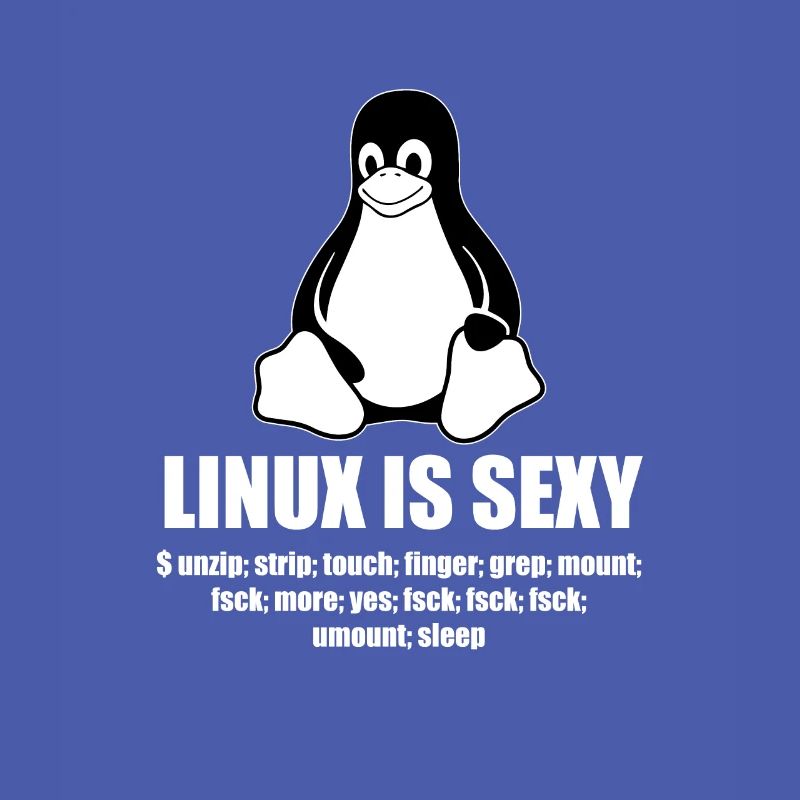 Linux Root SUDO Unix Shell Sexy cadeau drôle