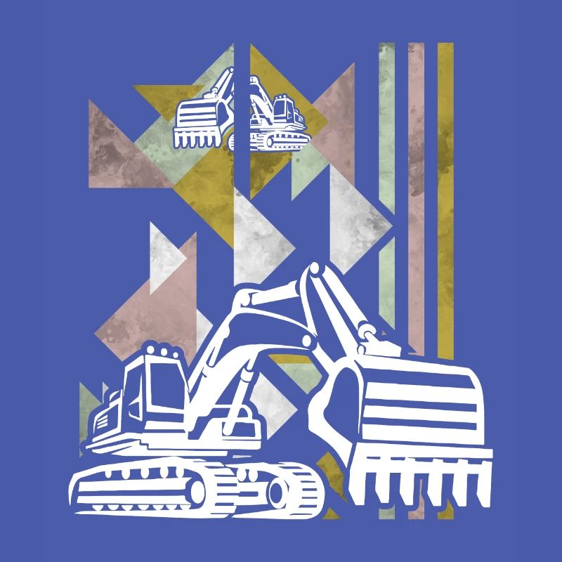 Excavator construction site construction machine gift · shovel