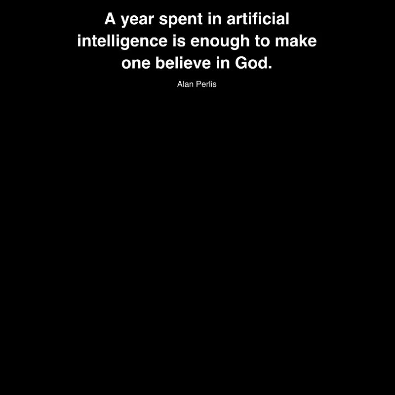 A year spent in artificial intelligence is enough
