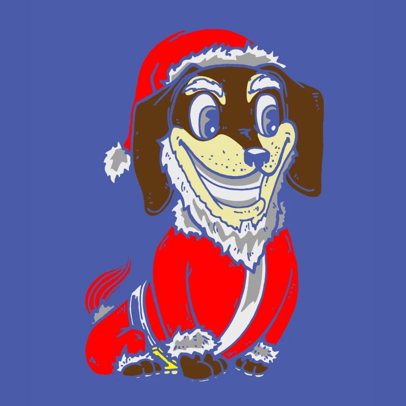 Dackel Weihnachtskostüm Welpengeschenk