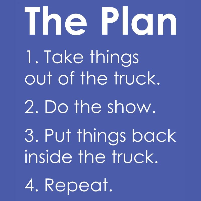 STAGEHAND CREW PLAN Lichttechniker Geschenk