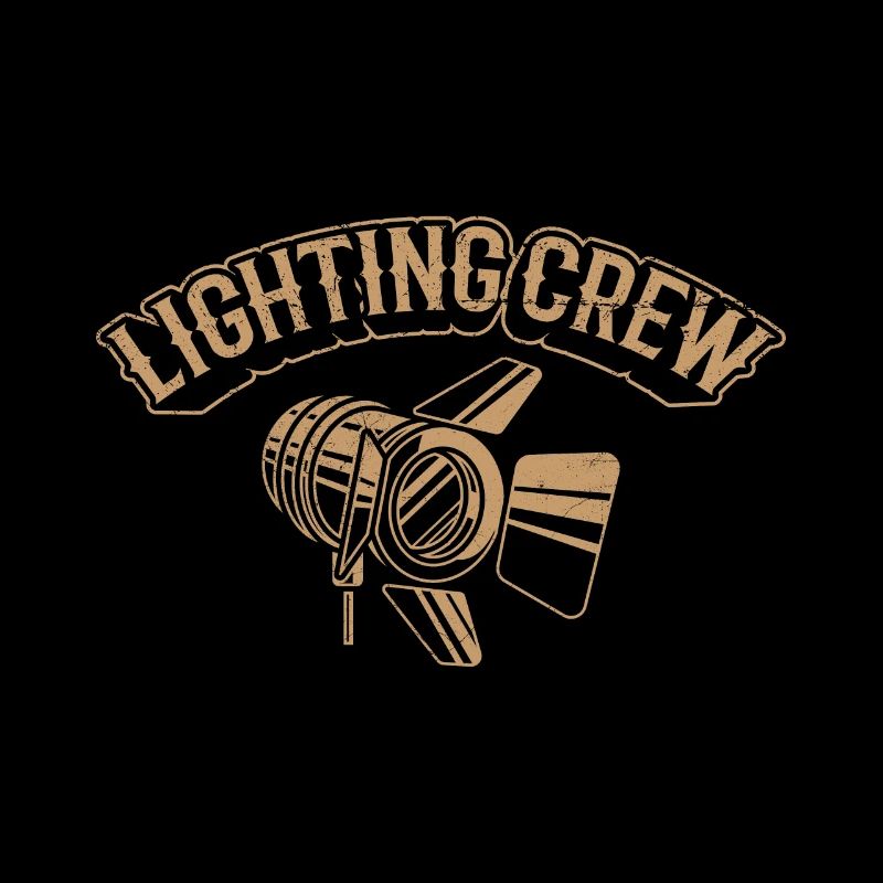 ÉCLAIRAGE CREW cadeau technicien éclairage rétro
