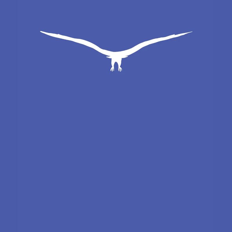 Eagle buzzard or hawk silhouette approaching