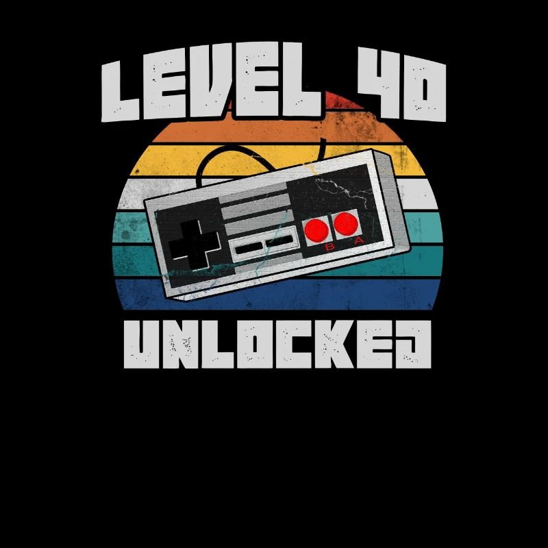 Level 40 Unlocked 40. Geburtstag Geschenkidee