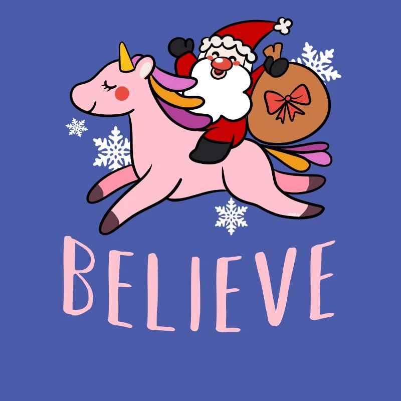 Einhorn Weihnachtsmann Einhörner
