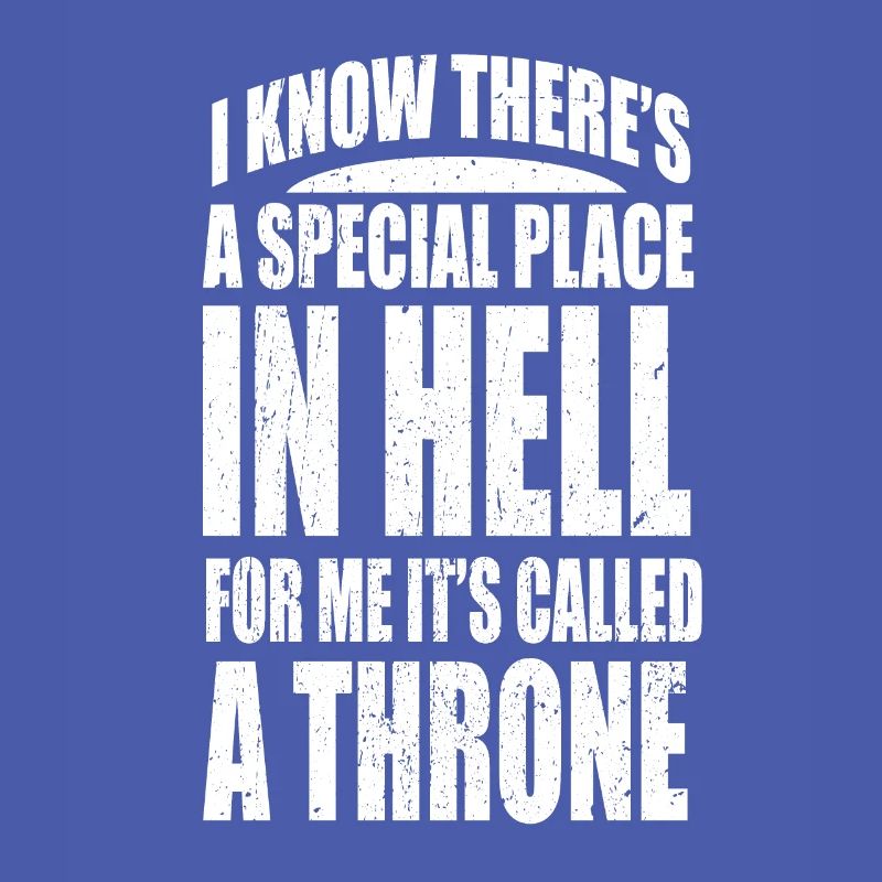 Gothic devil hell satan throne funny gifts