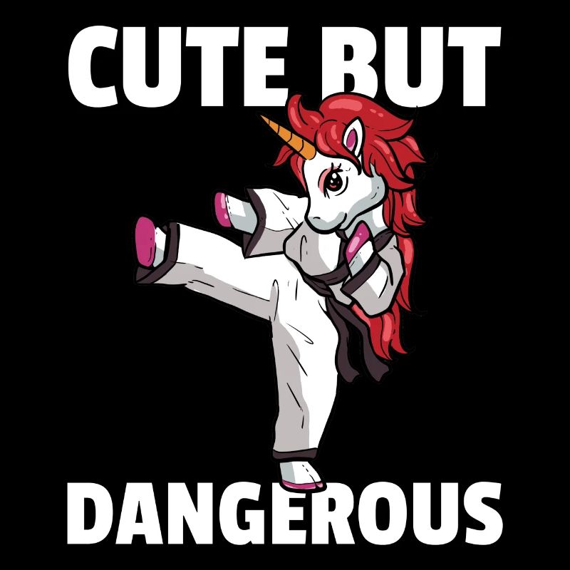 Karate Einhorn Judo Kampf Ninja Jitsu