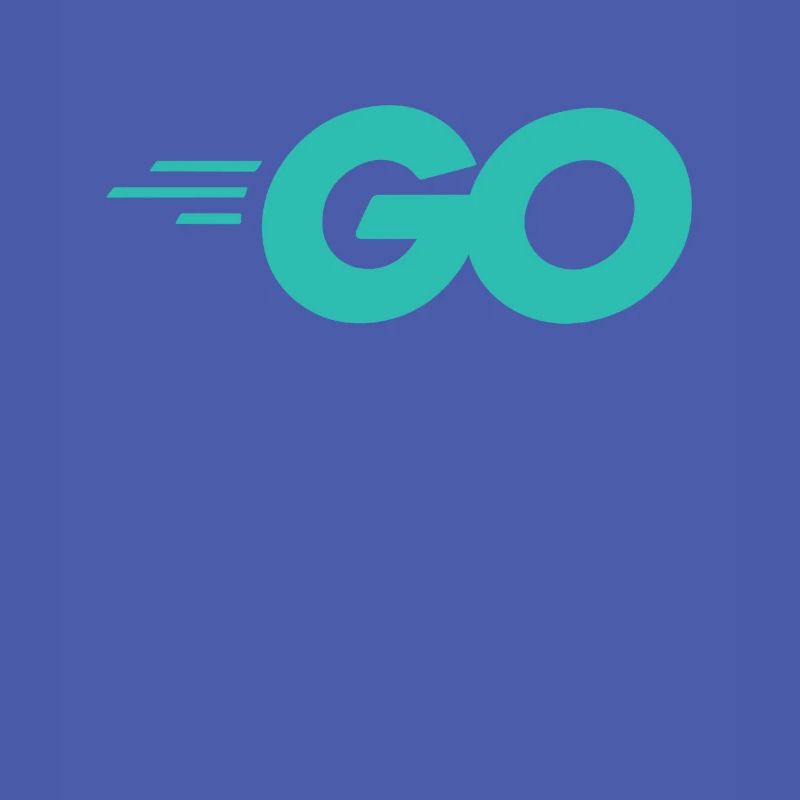 Go Programmiersprache mit Go Logo Go