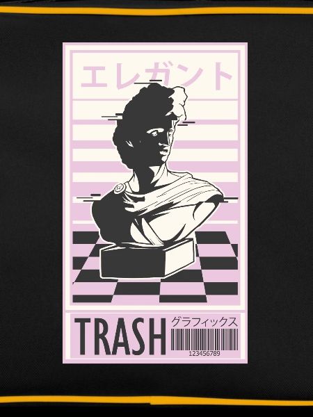 Trash 80s retro design
