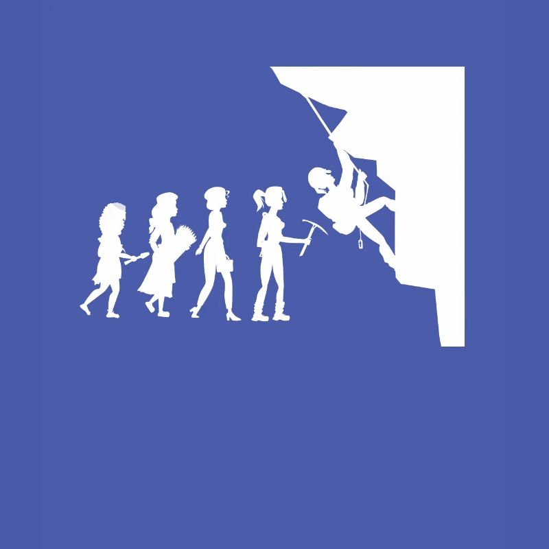 Grimpeur évolution mur d'escalade