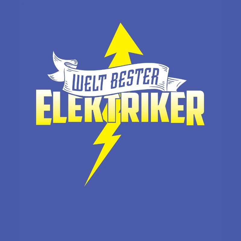 Weltbester Elektriker mit Pfeil