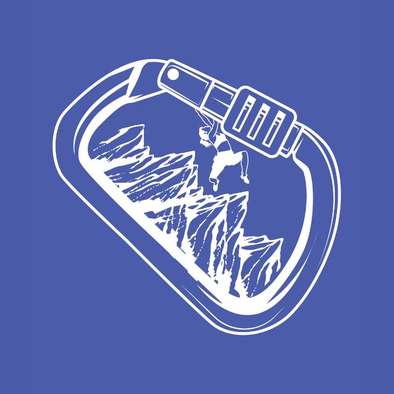 Snap Hook Klettern Frau und Boulderer Geschenk