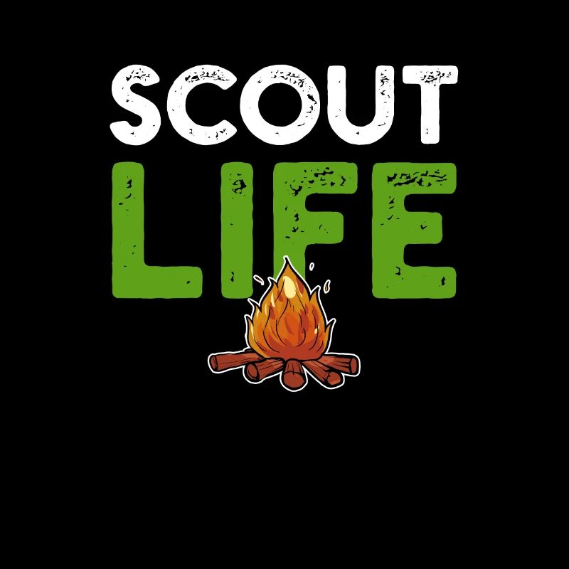 Scout camp fire