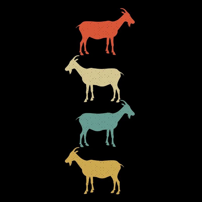 Chèvre billy chèvre coloré
