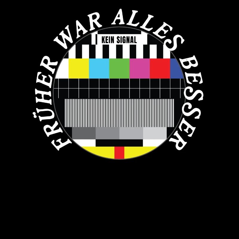 Früher war alles besser Testbild TV Sendeschluß