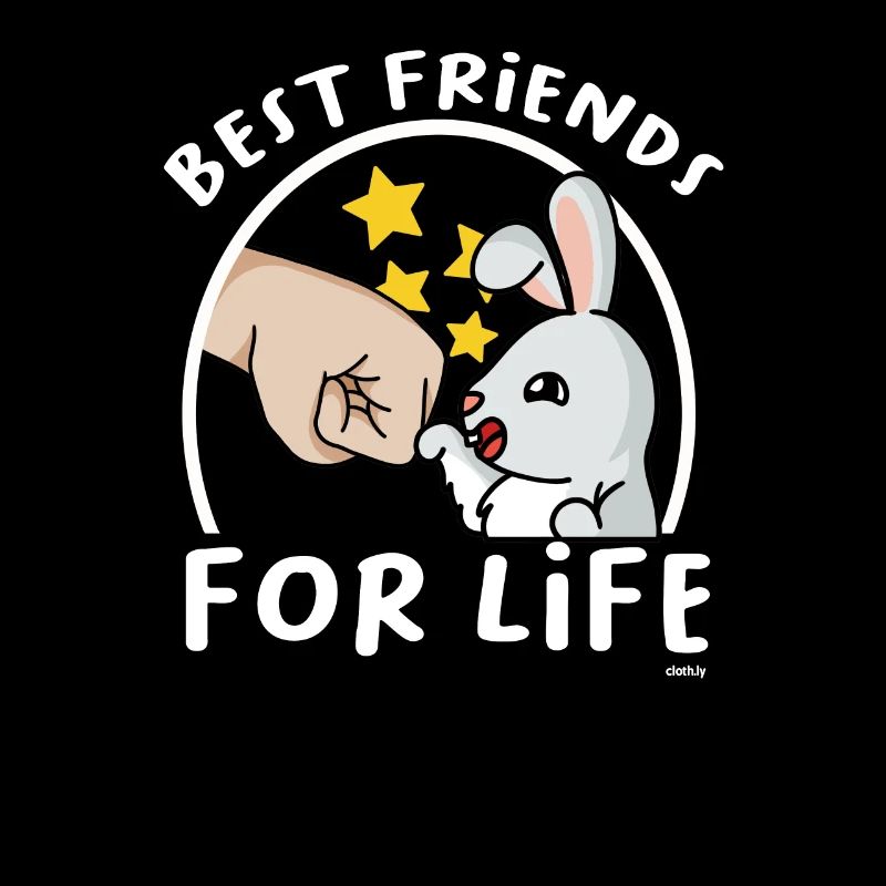 Best Friends for Life rabbit rabbit