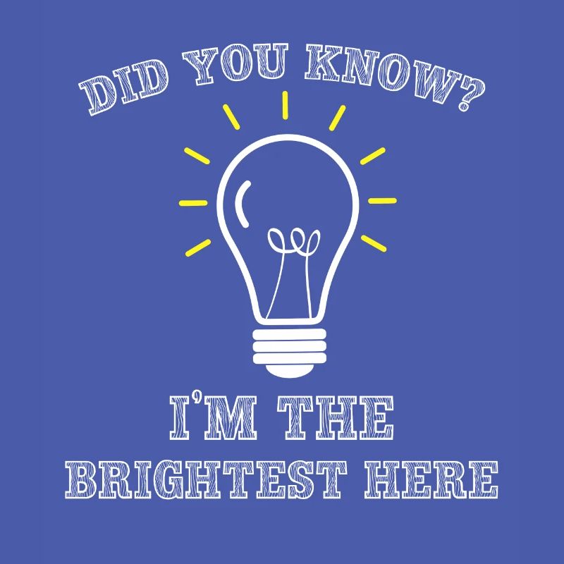 Sarcastic Electrician Bright Lightbulb Electronics Technician
