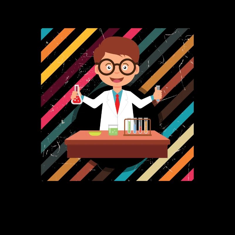 Cool Vintage Scientist Funny Look Science gift