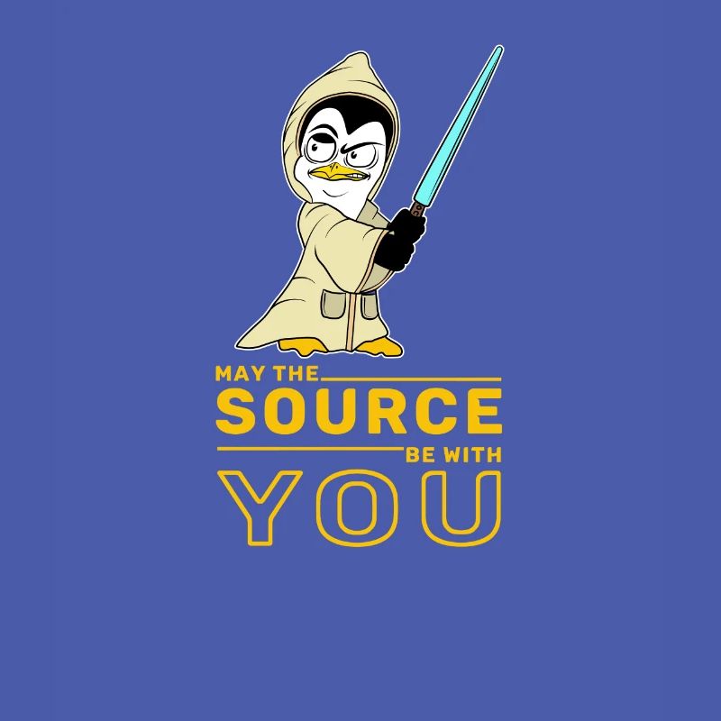 IT nerd Linux Linux penguin geek ingénieur logiciel