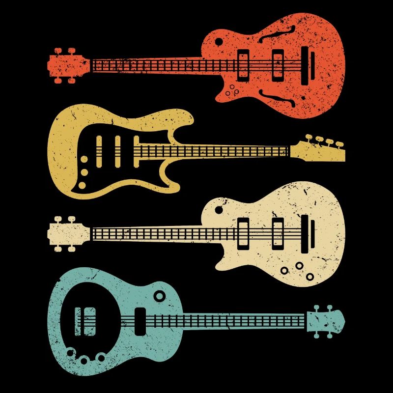 Guitariste guitare basse