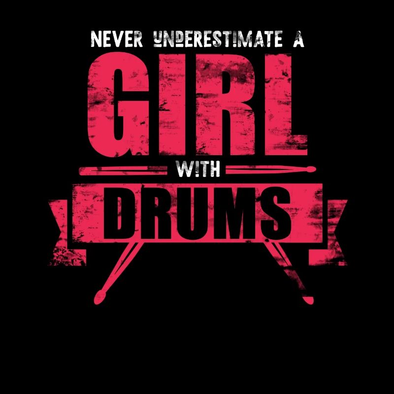 Schlagzeug Mädchen Geschenkidee