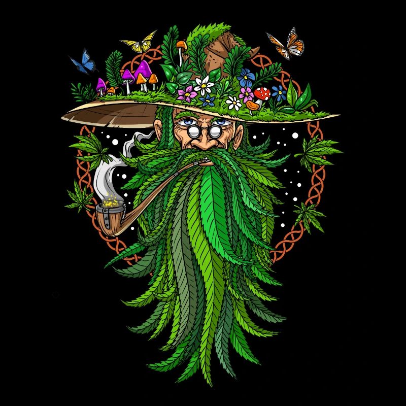 Unkraut Hippie Schamane