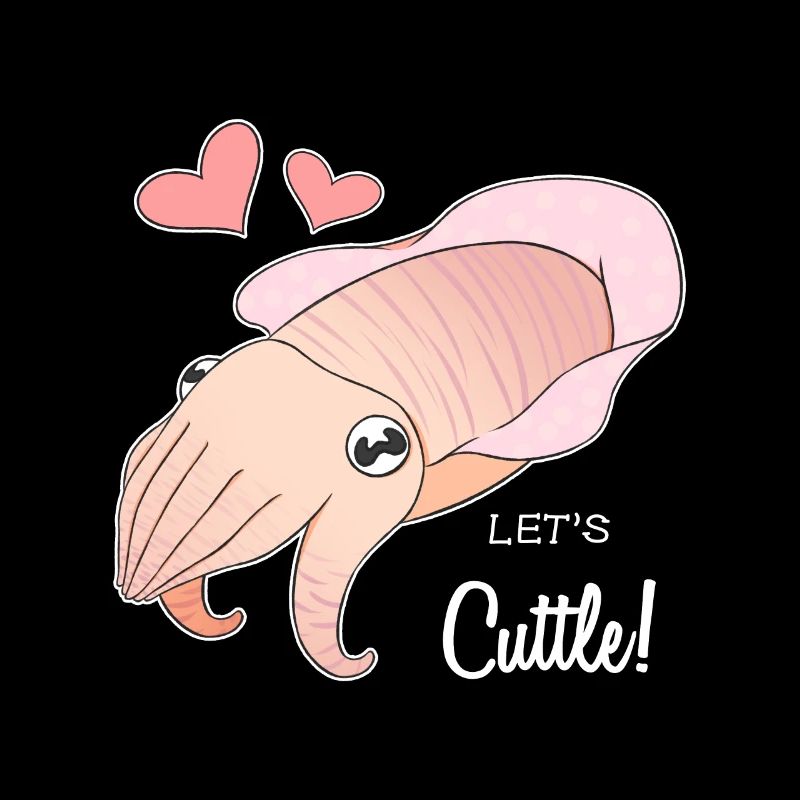 Let's Cuttle! Seiche mignon et drôle romantique