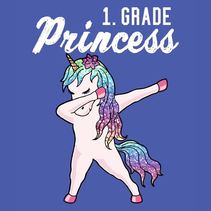 1 Klasse Einhorn Einschulung Geschenk Mädchen