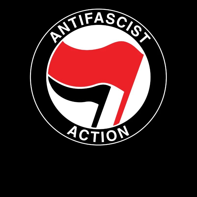 Antifascist flag antifa - antiracism antifascist