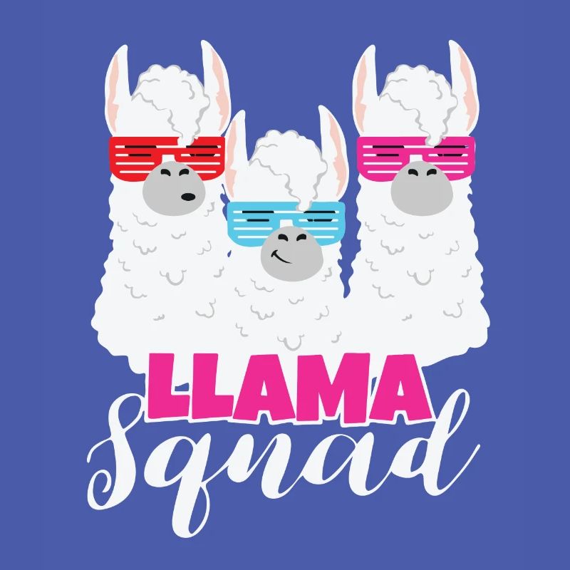 Llama Llama Squad Llama and Alpacas Alpaca