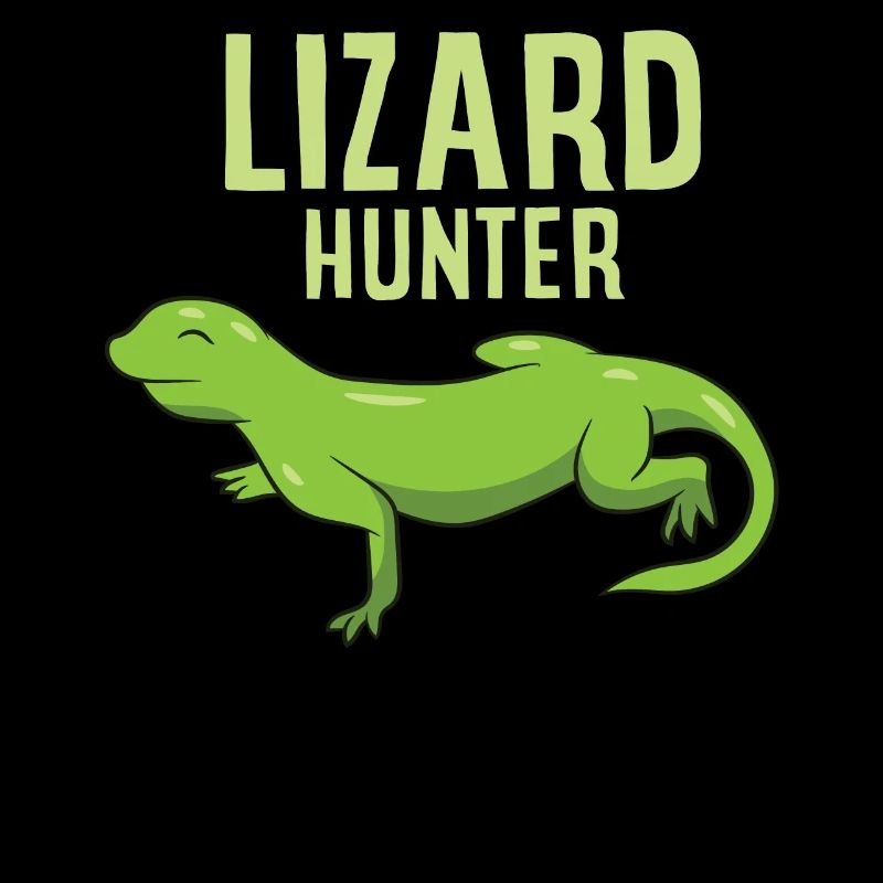 Funny Lizard Hunter Love Lizards