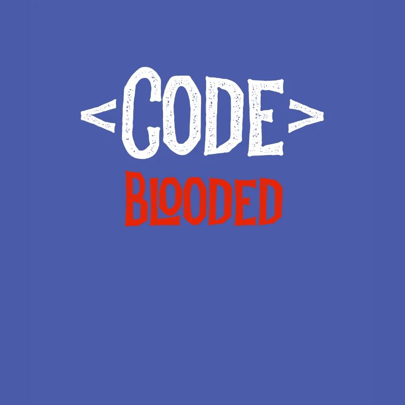 Entwickler-Shirt - Code Blooded - Coding Coder