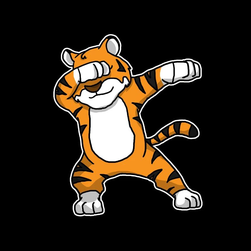 Funny Dabbing Tiger Dab Dance Panther Gift