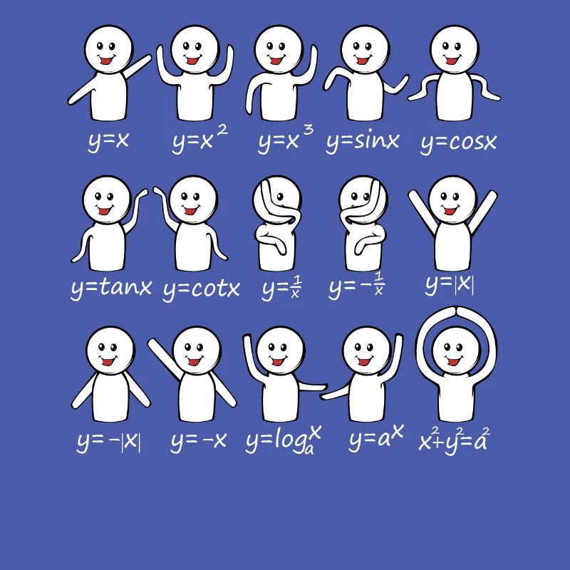 Algebra Dance Funny Chart Math Equation Mat