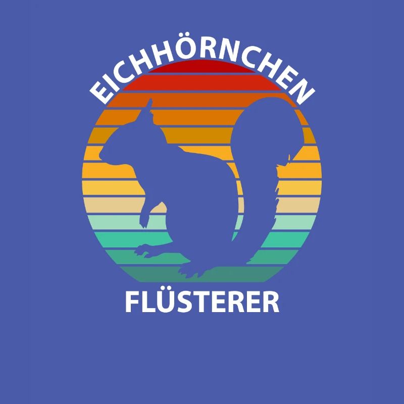 Eichhörnchen Flüsterer Eichkätzchen Squirrel Retro