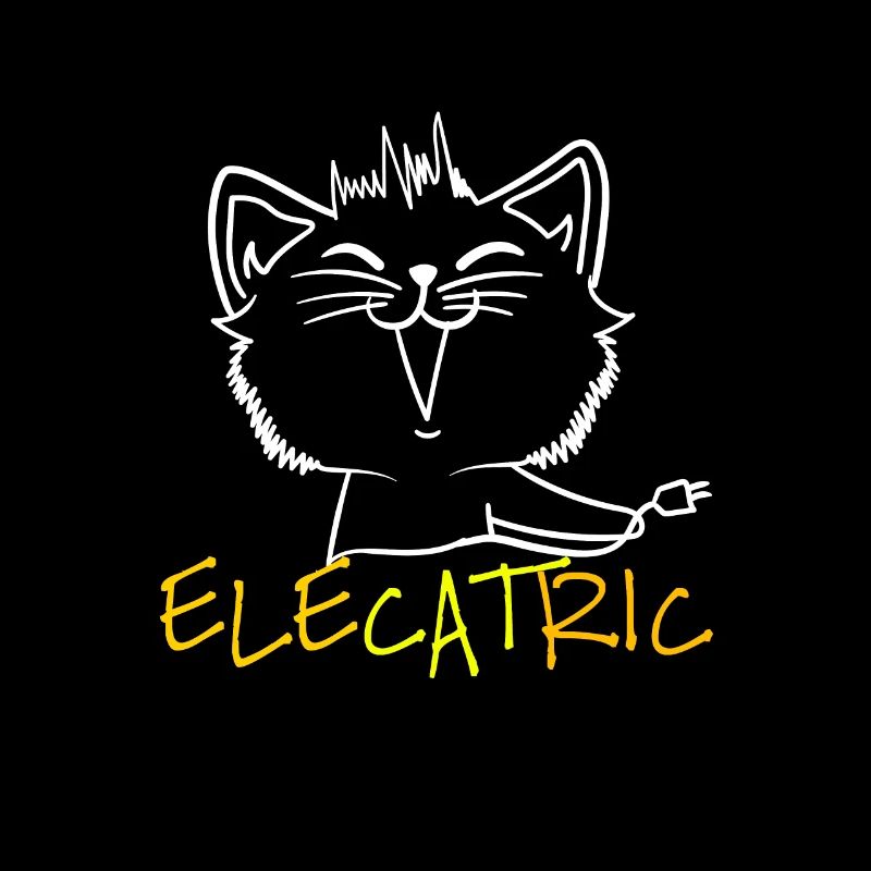 Le chat de bande dessinée à fourrure se sent tellement gonflé!