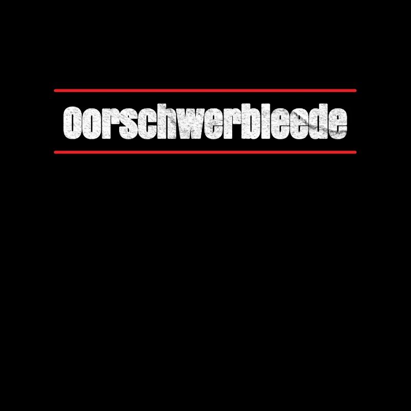Oorschwerbleede blanc rétro
