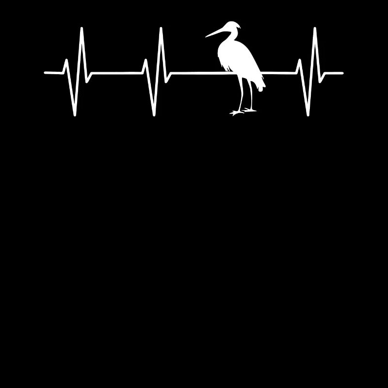 Heron Heartbeat Tshirt