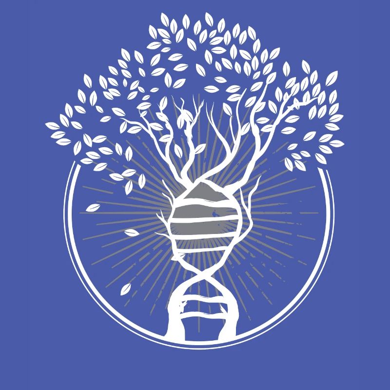 Tree gift, DNA design, Genetics design print