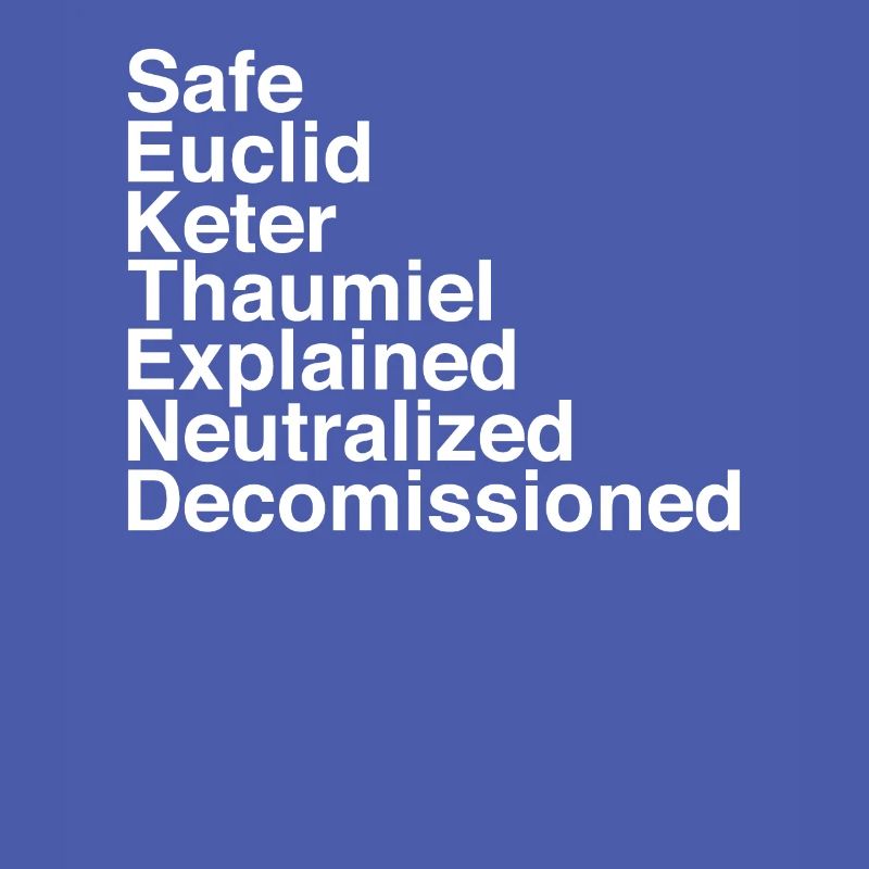 Object classes secure contain protect scp