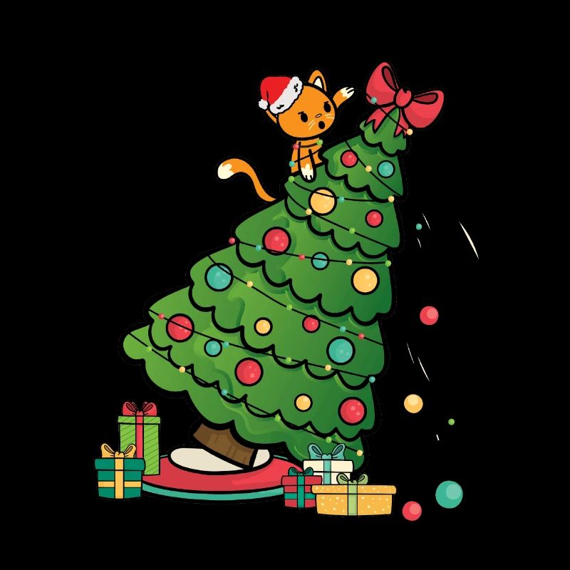 Arbre de Noël pour chat - Chaton de Noël