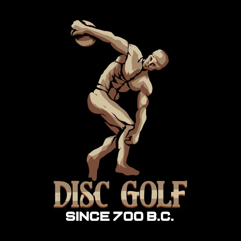Disc Golf Since 700 B.C. - Alte Statue Geschenk