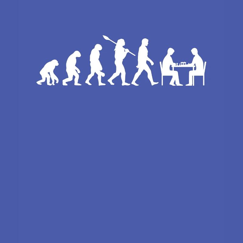 Evolution échecs jeu d'échecs joueur d'échecs