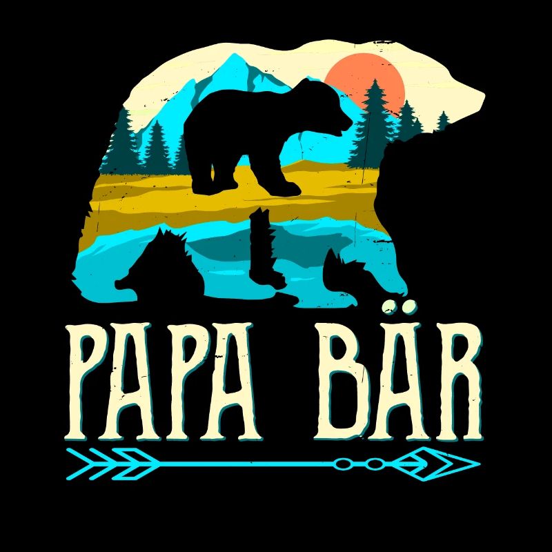 Papa Bär Vater Geschenk Papabär