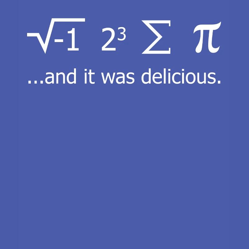 I ate Sigma Pi and it was delicious Math lovers