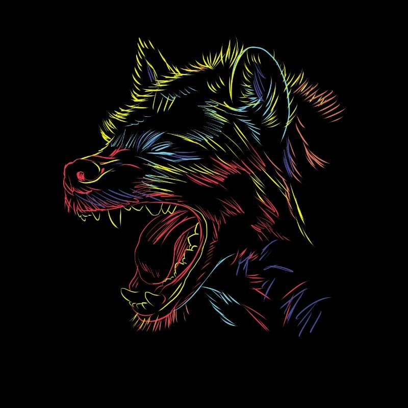 Scribble Hyena